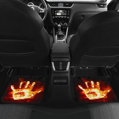 Fireand Evil Car Floor Mats