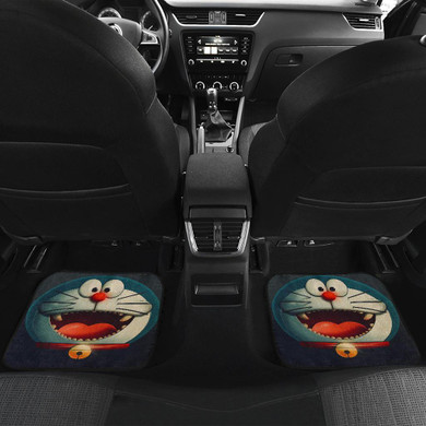 Doraemonalloween Evil Face Car Floor Mats