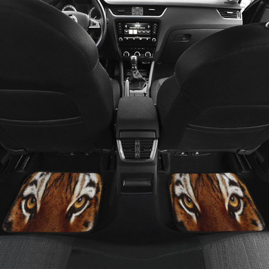 Tiger Eyes Animal Car Floor Mats