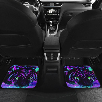 Tiger Draw Colorfull Car Floor Mats