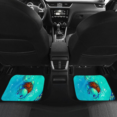 Squirtle Pokemon In the Sea Car Floor Mats