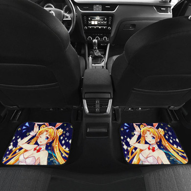Sailor Moon Rabbit Front And Back Car Mats