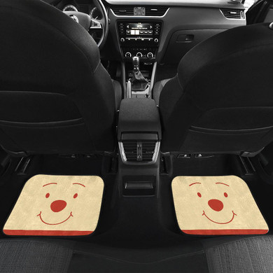 Pooh with Balloons in Blue Car Floor Mats