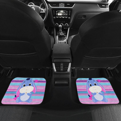 Eeyore in pink Car Floor Mats