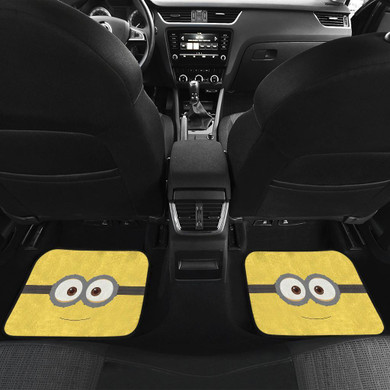 Minion Glasses Smile Walt Car Floor Mats