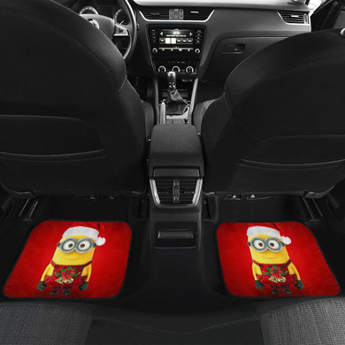 Minions Christmas Suit in Red Car Floor Mats