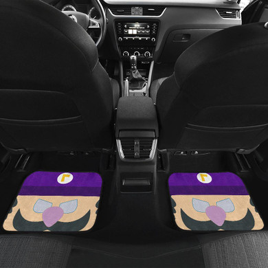 Mario Angry Face in Game Car Floor Mats