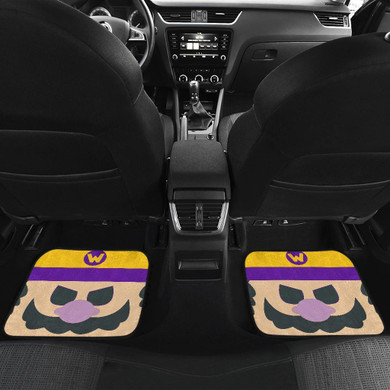 Mario Super Purple Nintendo Game Car Floor Mats