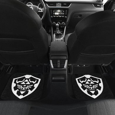 Legend Of Zelda Black & White Car Floor Mats