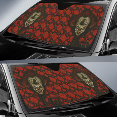 IT Horror Auto Car Sun Shade Windshield