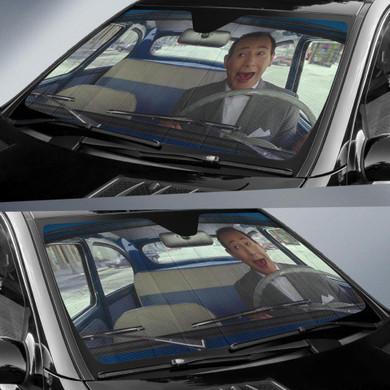 Pee Wee Big Funny Auto Car Sun Shade Windshield