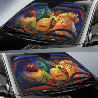 Monster University Funny Driving Auto Sun Shade Windshield