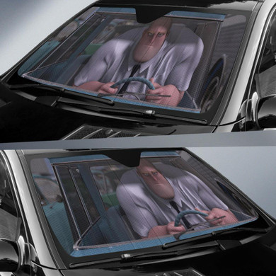 The Incredibles Funny Auto Car Sun Shade Windshield