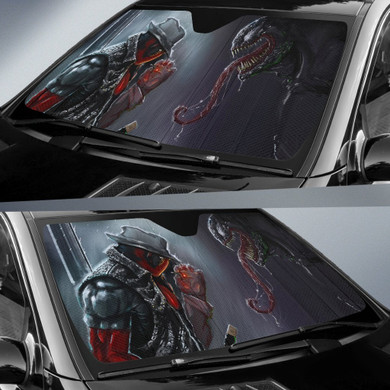Deadpool Vs Venom Auto Sun Shade Windshield