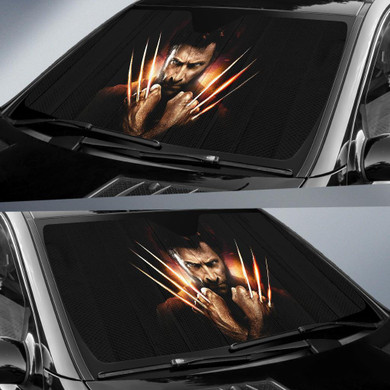 Wolverine Claws Auto Car Sun Shade Windshield