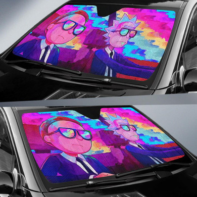 Rick And Morty Spy Funny Auto Car Sun Shade Windshield