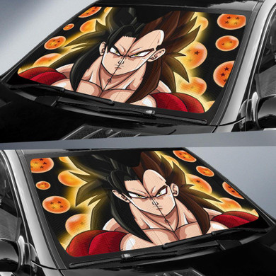 Goku Vegeta SSJ Auto Car Sun Shade Windshield