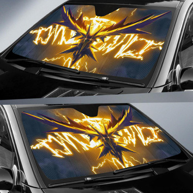 Zapdos Pokemon Auto Car Sun Shade Windshield