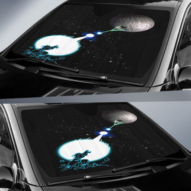 Goku Vs Death Star Auto Car Sun Shade Windshield