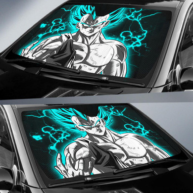 Vegeta Blue Auto Car Sun Shade Windshield