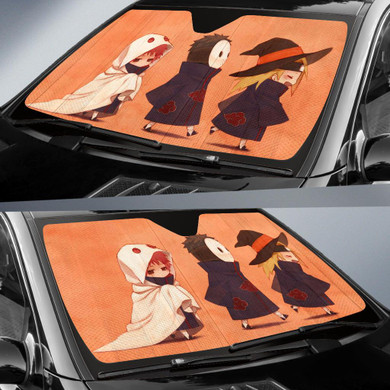Naruto Chibi Auto Car Sun Shade Windshield