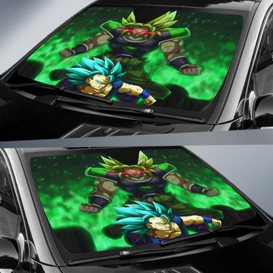 Broly Vs Goku Auto Car Sun Shade Windshield
