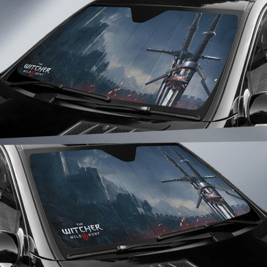 The Witcher Wild Hunt Car Sun Shade Game
