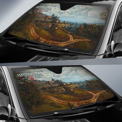 The Witcher Wild Hunt Game Car Sun Shade