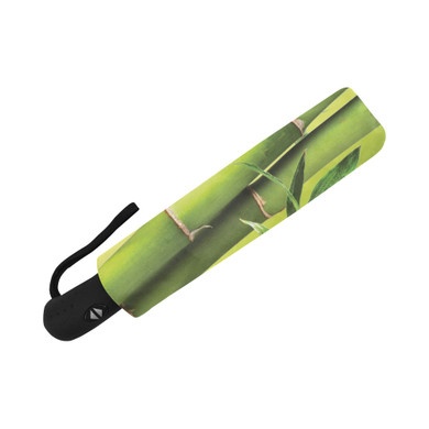 Bamboo Auto Foldable Umbrella