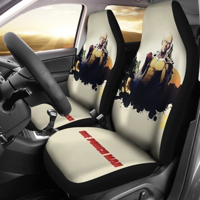 Saitama One Punch Man Car Seat Covers