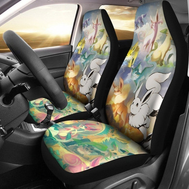 Eevee Evolutions Pokemon Car Seat Covers Eevee Evolutions Pokemon Car Seat Covers