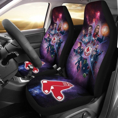 Avengers Baseball Red Sox Car Seat Covers