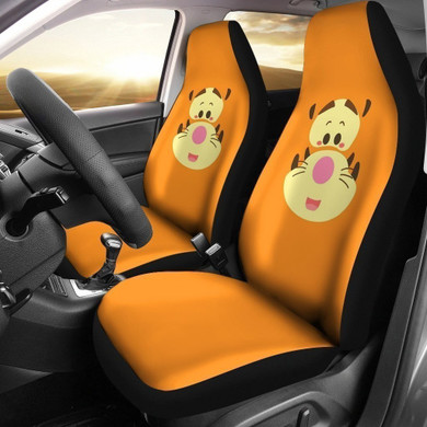 Face Tigger Car Seat Covers