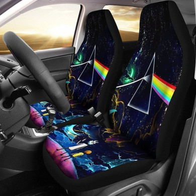 Rick And Morty Dark Side Moon Car Seat Covers