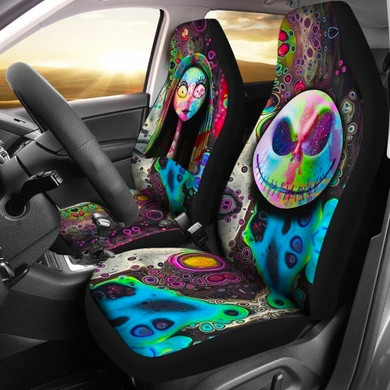 Jack Skellington and Sally Car Seat Covers