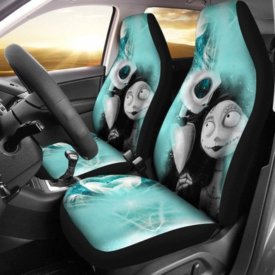 Jack Skellington and Sally Car Seat Covers For Nightmare