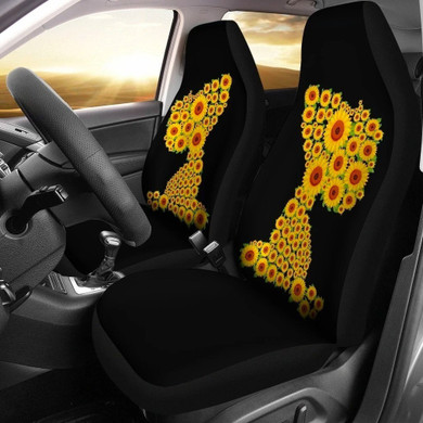 Sunflower Snoopy Car Seat Covers