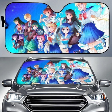 Sailor Moon Student Anime Auto Sun Shade