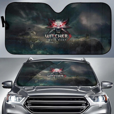 The Witcher Wild Hunt Symbol Auto Sun Shade