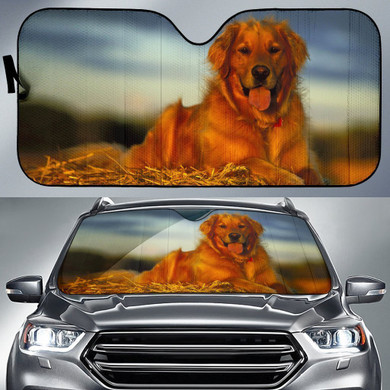 Golden Retriever Auto Sun Shade Dog Lover Golden Retriever Auto Sun Shade Dog Lover