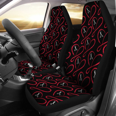 Love Infinity Hairstylist Car Seat Covers