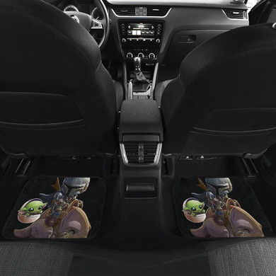Baby Yoda And Mando Car Floor Mats The Mandalorian Baby Yoda And Mando Car Floor Mats The Mandalorian