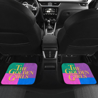 The Golden Girls Car Floor Mats Colorful TV Show s