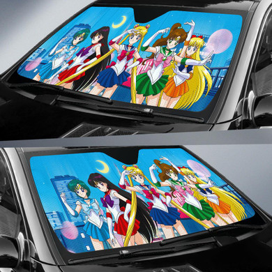 Vintage Sailor Moon Anime Auto Sun Shade Windshield