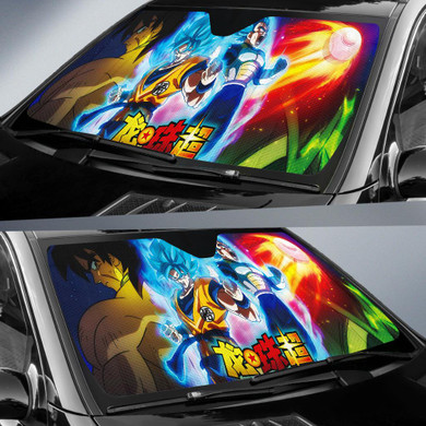 Songoku & Vegeta Dragon Ball Super Broly Auto Sun Shade Windshield