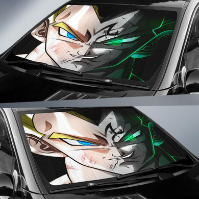 Vegeta Majin Smile Auto Sun Shade Windshield