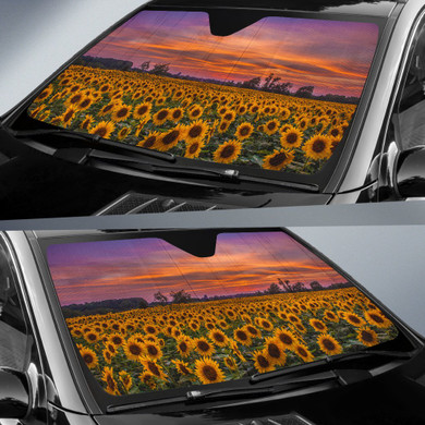 Sun Flower Auto Sun Shade Windshield