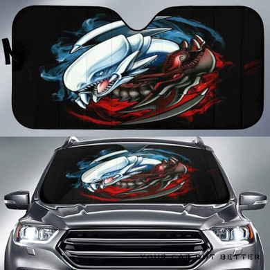 Yugioh Dragon Car Auto Sun Shade