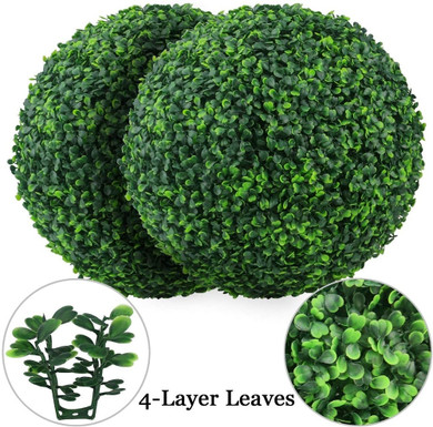 Artificial Plant Topiary Ball Garden Outdoor Decoration Balls Eco-friendly Lawn Garden Yard Home Decorations