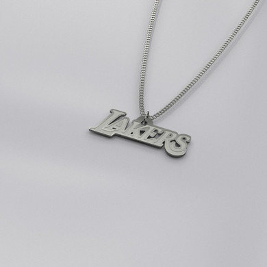 LA Lakers Sterling Silver Necklace
